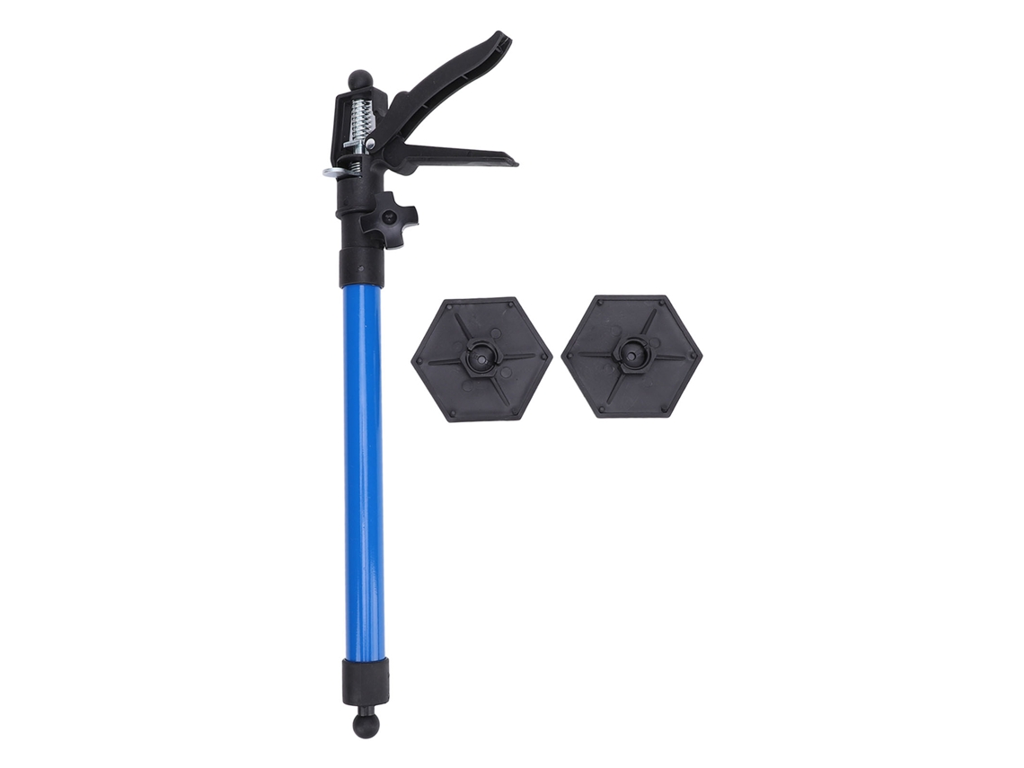 Soporte Telescópico Para Armarios, Acero Al Carbono, Capacidad De 100 Kg, Con Cabezal Giratorio De 45° Y Almohadilla Antideslizante.