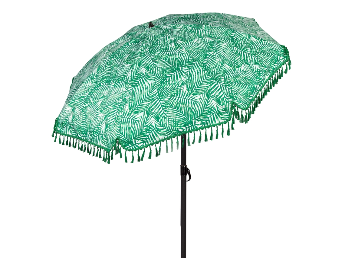 Aktive Sombrilla de playa 180 cm helechos con flecos