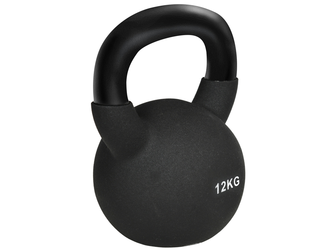 Kettlebell Hierro Fundido 12 Kg Con Revestimiento Neopreno