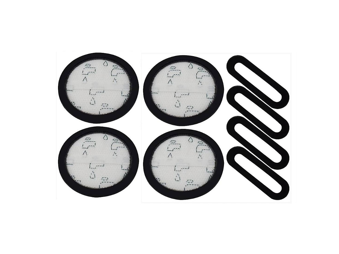 Paquete de 4 filtros de pre-reemplazo y filtros de espuma post-motor compatibles con Eureka