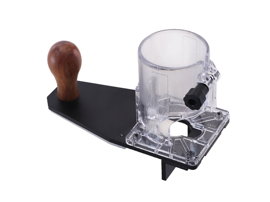 Base Protectora De Aleación De Aluminio Transparente Para Fresadora De Carpintería.