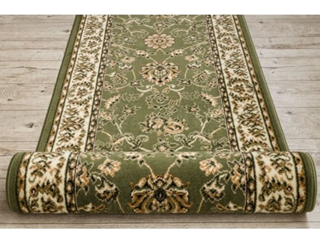 Alfombras de Pasillo DYWANY LUSZCZOW (100 x 1050 cm - Polipropileno - Verde)