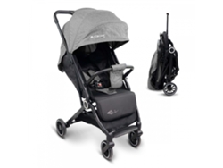 Carrito de Bebé Plegable MOBICLINIC Trip Compacto para Viajar con Reposapiés Ajustable (Gris)