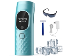 Dispositivo De Depilación Ipl, Permanente, Sin Dolor, Con 999.999 Destellos Y Cable (azul)