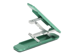 Suporte De Celular W Multifuncional Pasta Autoadesivo Com Ângulos Ajustáveis Para Smartphones De 4 A 8 Polegadas Verde