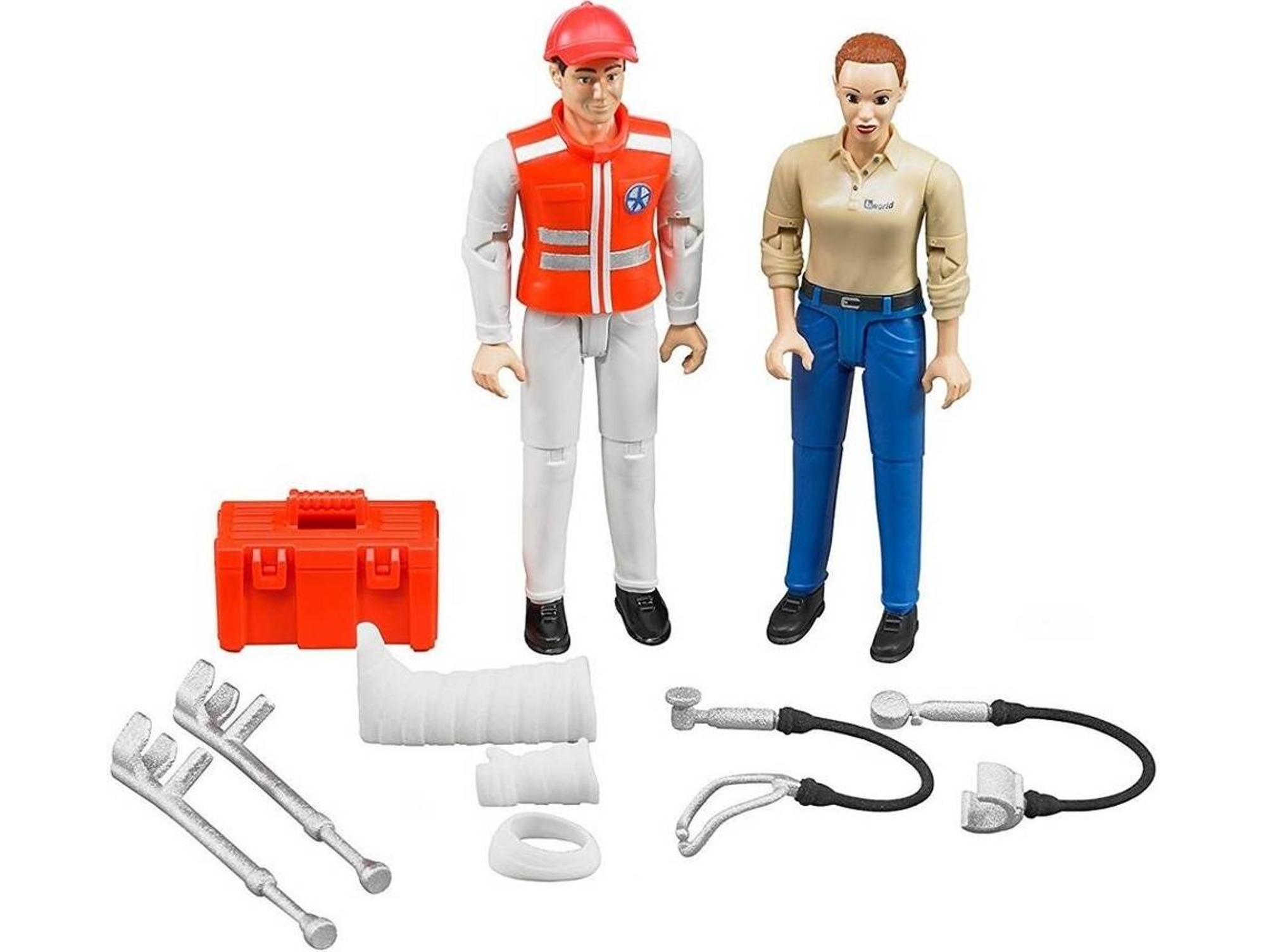 Conjunto de Figuras BRUDER Ambulancia (Edad Mínima: 3 - Cultura General)