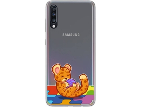 Carcasa Samsung Galaxy A70 TUMUNDOSMARTPHONE Leopardo Multicolor