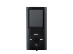 Reproductor MP3 de 1,8 pulgadas, reproductor de música, radio FM integrada y función de grabación, lector de libros electrónicos, con cable de conexión USB. Elisefashion