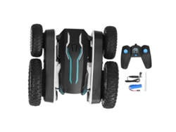 Ats-coche De Control Remoto Doble Cara 4wd Con Volteo 360°, Coche Acrobático Rápido Para Interior Y Exterior (negro)