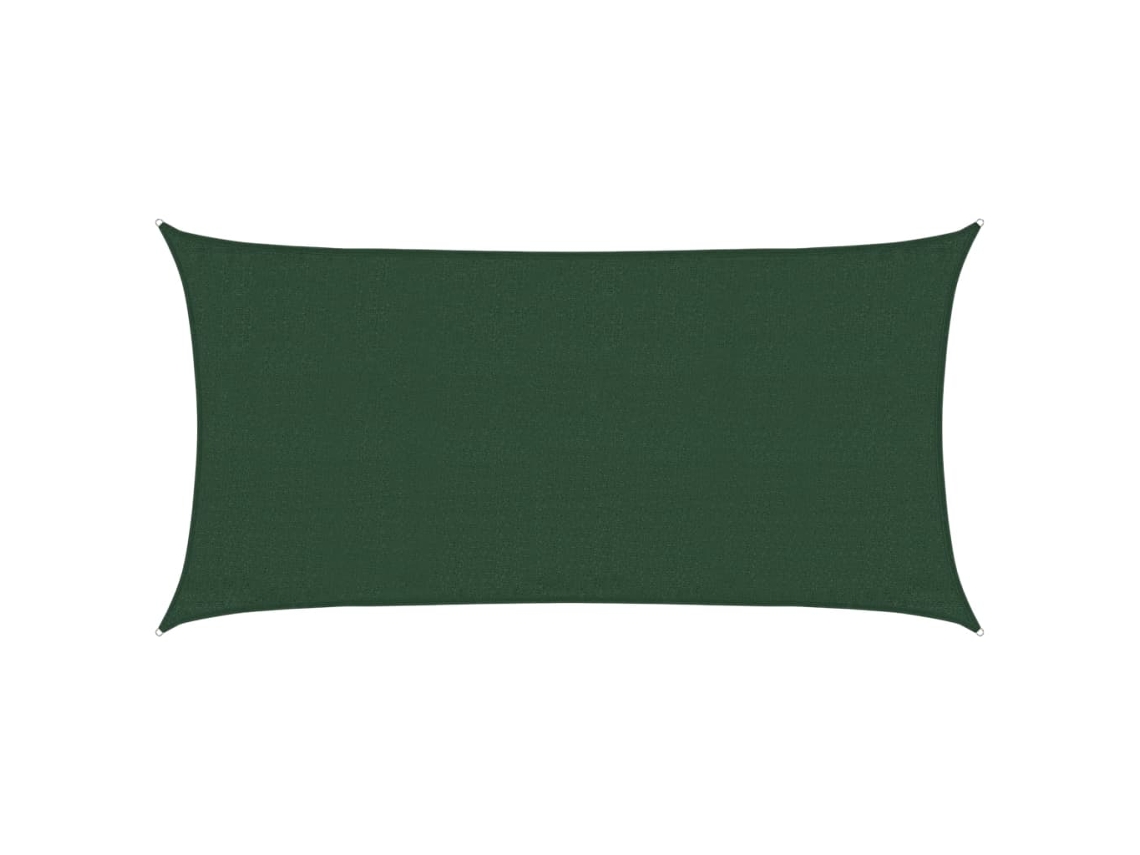 Maison Exclusive - Toldo De Vela Hdpe Verde Oscuro 160 G/m² 3x6 M