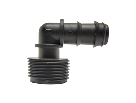 Codo de Goteo 16Mm Rosca Macho. Bolsa de 10 Unidades 16Mm X 3/4 RIEGOPRO