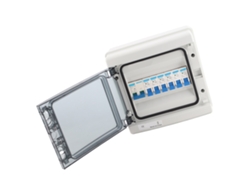 2026as-caja De Distribución Impermeable 6 Mcb (2xb6a+2xb16a+2xb32a) + Interruptor Principal 100a 6 Vías Estilo Eu 230v