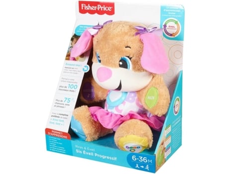 Peluche Interactivo FISHER-PRICE Sis Éveil Progressivo (Edad Mínima: 6 meses - Francés)