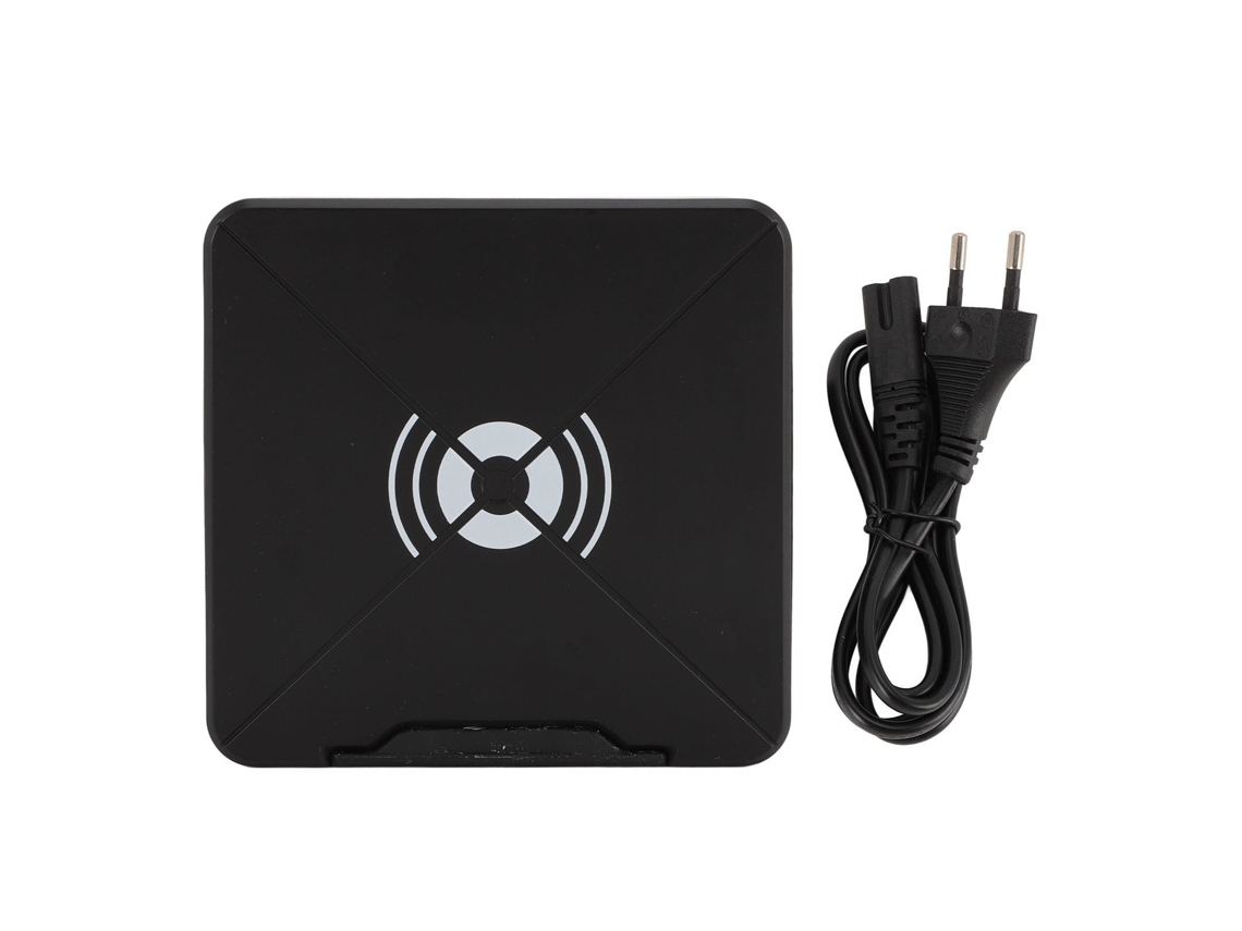 Cargador Usb-c Pd75w Qc3.0 Con 5 Puertos Y Carga Inalámbrica, Concentrador De Carga Para Teléfono Móvil, Tableta, Portátil, Enchufe Europeo.