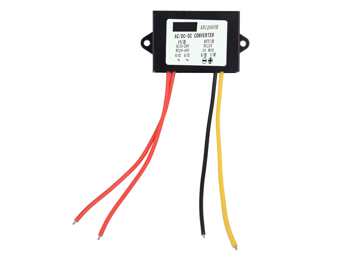 Módulo convertidor de potencia CA 24 V CC 12 V para audio de coche, 3 A