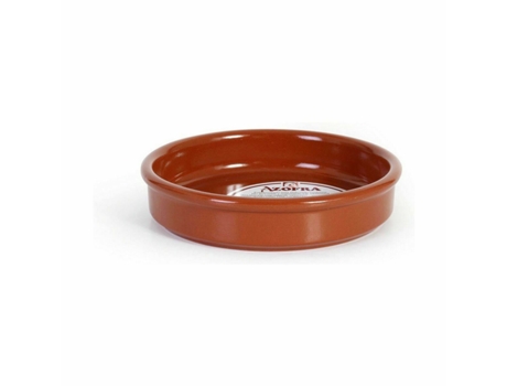 Cazuela AZOFRA Barro cocido 15 x 15 x 3,2 cm (24 Unidades)