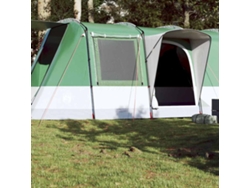 Tienda De Campaña Túnel Para 4 Personas Impermeable Verde