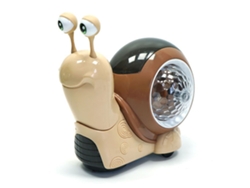 Ats-juguete Caracol Bebé Con Música Y Luces Interactivo Eléctrico Para Tiempo De Vientre Marrón