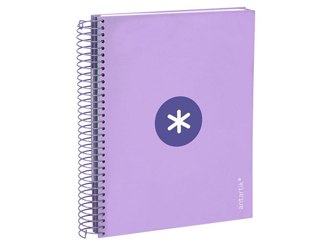 Cuaderno LIDERPAPEL Série Antartik 100g/m² Morado (A5)