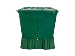 Depósito Cuadrado de Agua de Polipropileno 500 L Incluye Tapadera Soporte Largo 124Cm Ancho 80Cm Alto 92Cm GRAF