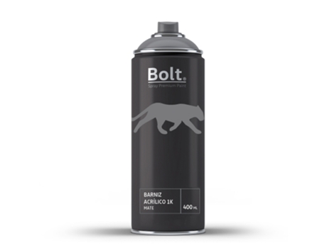 Spray BOLT SPRAY PREMIUM PAINT Bolt Barniz Acrilico Mate 1K (400 ml)