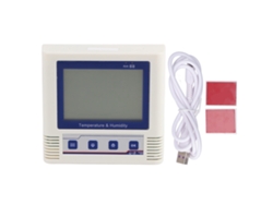 Registrador De Datos De Temperatura Y Humedad Con Pantalla Lcd, Usb, Sensor De Alta Precisión, Almacenamiento Interno Y Alarma.