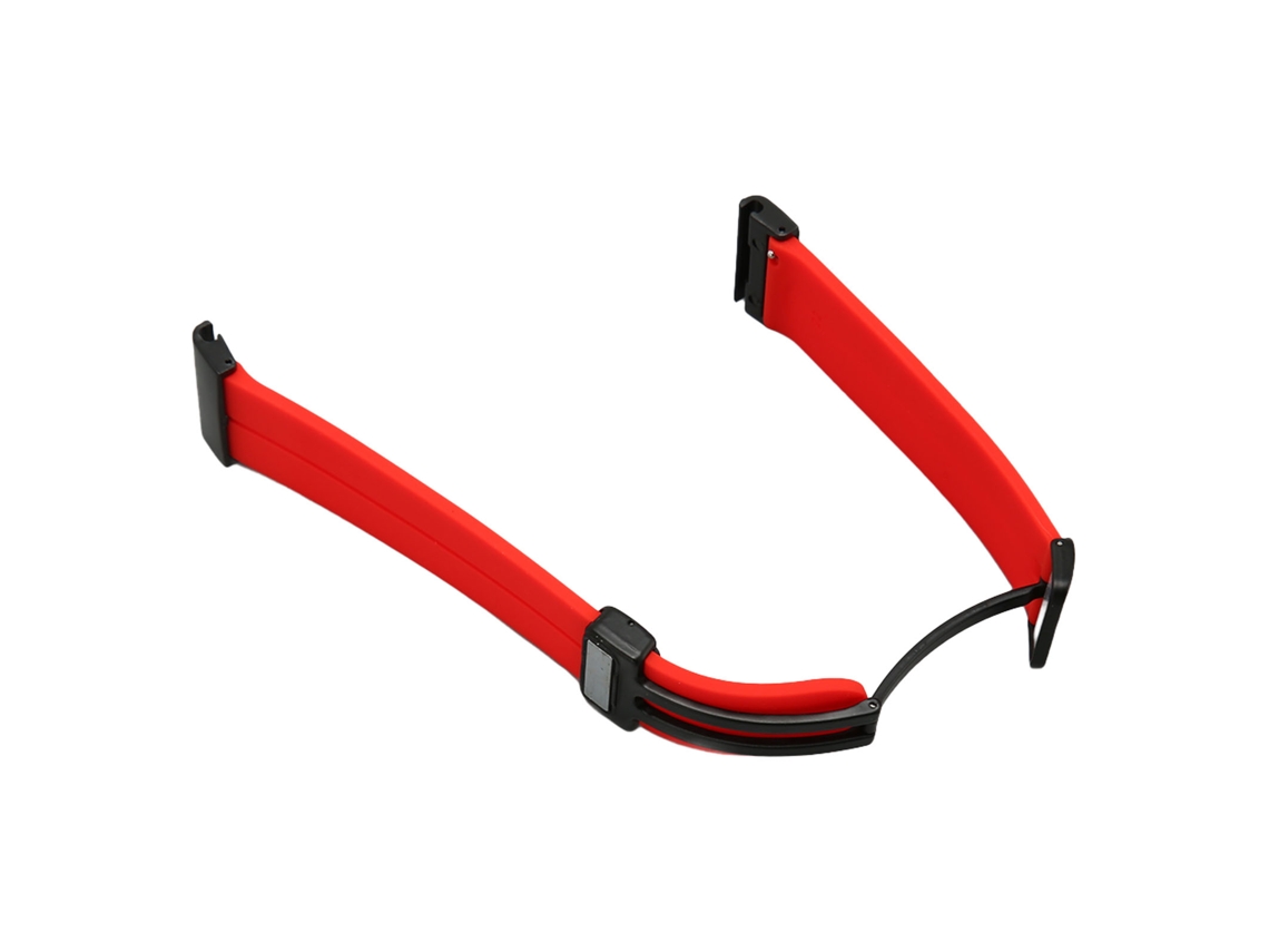 Correa de silicona impermeable para Fenix 7x/6x/5x de 26 mm, roja