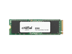 SSD interno Crucial E100 de 1 TB a PCIe Gen4 Nvme M.2 hasta 5000 Mb/s
