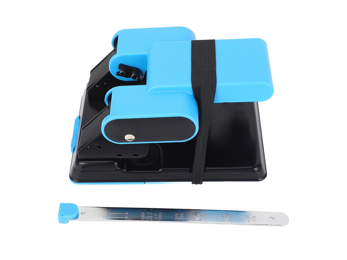 Taladro De 2 Agujeros, Capacidad Para 70 Hojas A4, Espaciado De 70 Mm/80 Mm, Para Uso En Oficinas Y Escuelas.
