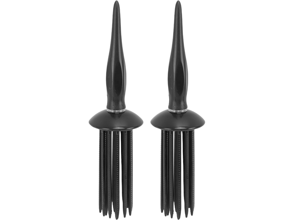 Rulos Rizadores Pebreau - 17 Dientes Redondeados Con Punta | Herramienta Para Peinar El Cabello Y Lograr Un Aspecto Esponjoso
