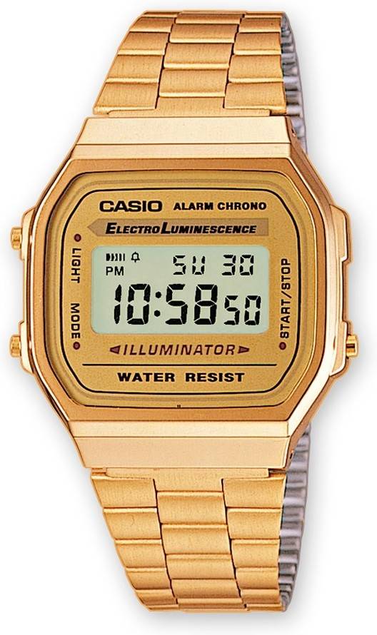 Reloj Digital CASIO Vintage Mujer (Acero Inoxidable - Dorado)