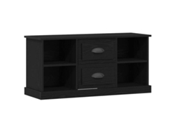 Maison Exclusive - Gabinete De Tv Con Cajón Roble Negro 99,5 X 35,5 X 48 Cm