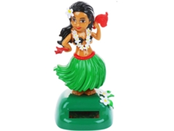 Muñeca bailarina hawaiana Solar 2026 con cabeza móvil para salpicadero de coche, dormitorio y mesa.