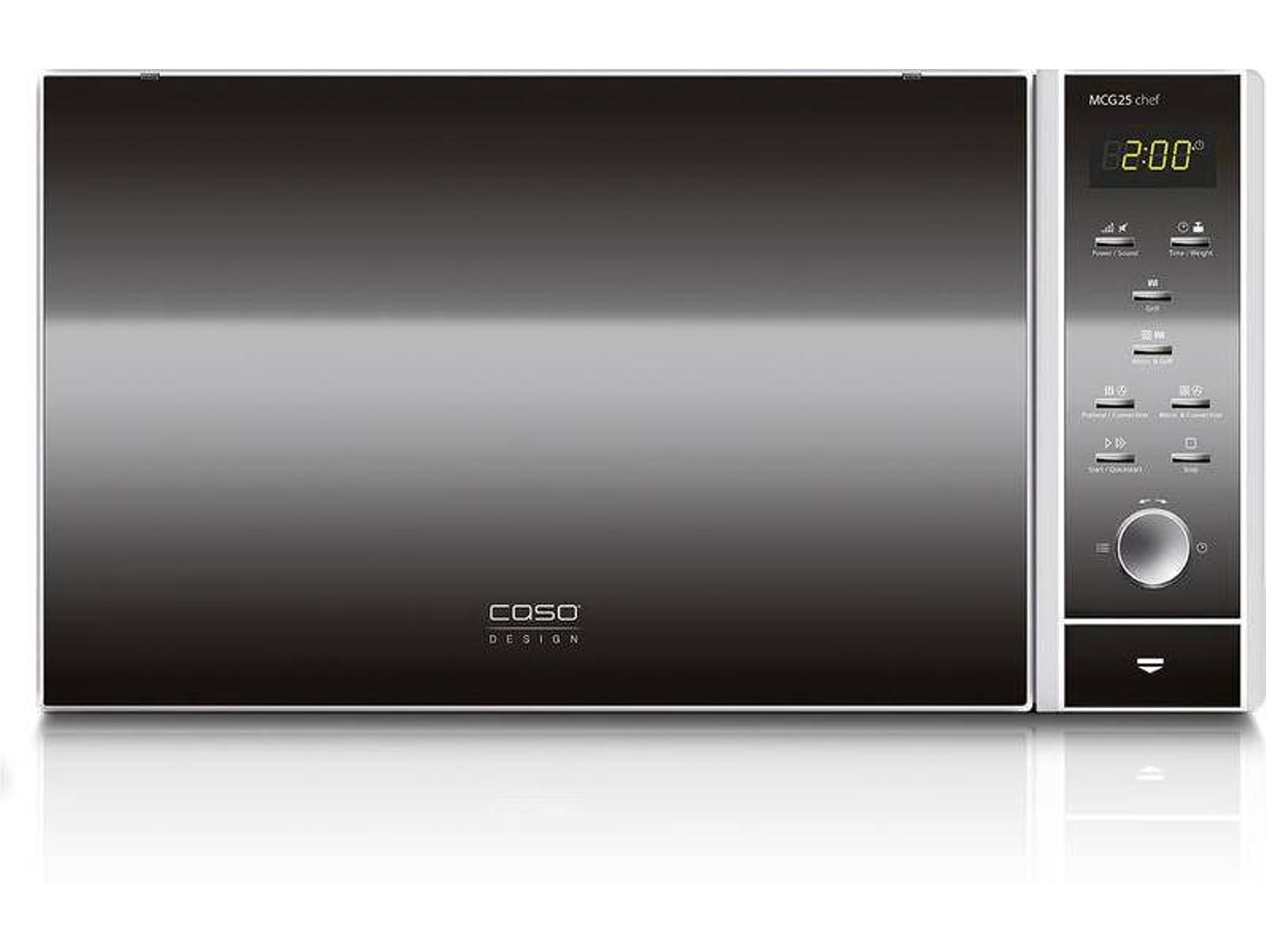 Microondas CASO 3 en 1 MCG 25 Chef (25 L - Convección - Inox)