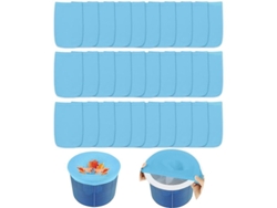 2026-30 Medias De Skimmer Para Piscina, Medias Filtro Para Canasta De Skimmer, Azul
