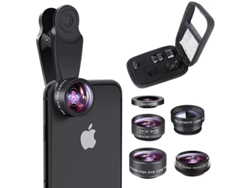 Kit de lentes para cámara de teléfono móvil 5 en 1, filtro polarizador CPL macro gran angular 0,63x 15x para iPhone/Samsung, etc. Chui