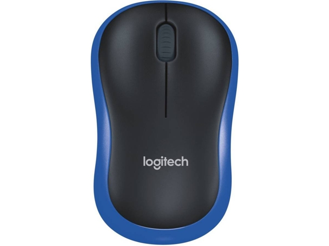 Ratón LOGITECH M185 (Inalámbrico - Óptico - 1000 dpi - Negro)