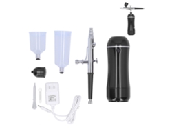 Kit De Aerógrafo Automático Portátil Recargable Mini Aerógrafo Inalámbrico Manejo Manual 100‑240v