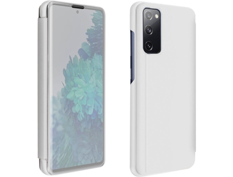 Funda Samsung Galaxy S20 FE AVIZAR Espejo Translucida Plateado