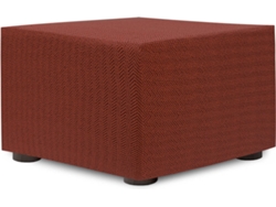 Funda de Puf EYSA Premium Jaz Tejido Multielástico (100 x 100 x 65 cm - Poliéster y Algodón - Caldera)