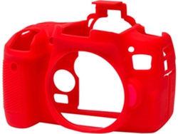 Funda silicona EASYCOVER Canon 760D Rojo