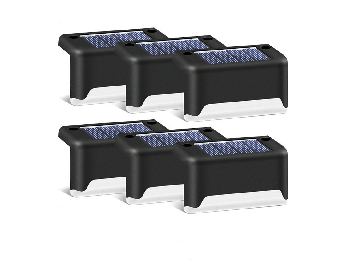 Paquete De 16 Luces Solares Para Patio, Impermeables, Led, Para Terraza, Exteriores, Con Energía Solar - Caja Negra + Luz Blanca