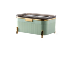 Caja Multifuncional Para Papel Higiénico, Resistente Organizador De Escritorio, Pp Ps Abs, Para El Hogar/oficina, Verde Claro.