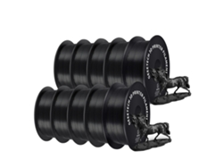 Filamento para impresora 3D, resistente y ecológico, acabado seda, PLA negro, 10 kg OEM