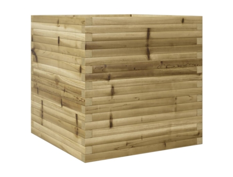 Jardinera VIDAXL Marrón Madera (70x70x68.5 cm)