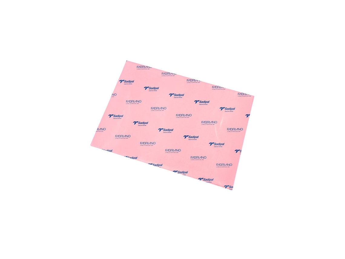FABRIANO Papel de Seda 50 x 75 cm Rosa Pack de 26 Unidades