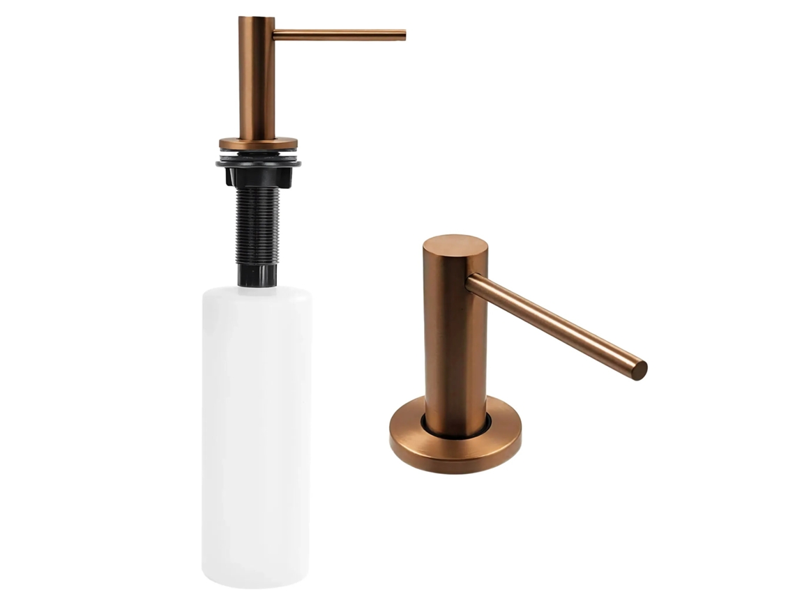 Dispensador De Jabón Rea Dex Brush Copper