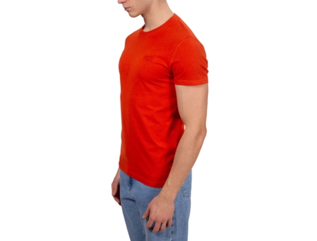 Camiseta Ultrafina de Hombre SUPERDRY Naranja (XL)