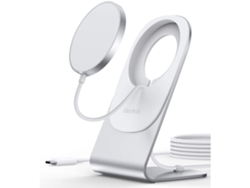 Cargador Inalámbrico Inducción Compatible Mag Safe Usb-C para YIZHOOD Blanco