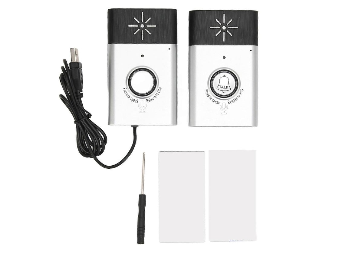 Timbre Inalámbrico De 467 Mhz Con Transmisión De Largo Alcance E Intercomunicador Bidireccional Para La Seguridad Del Hogar. Brilvibera_gsg